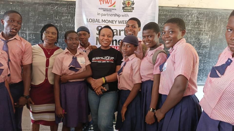 Audacious Women Initiative Global Money Week Smart Money Talk session with secondary school students